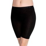 Kadın Siyah Bambu Büyük Beden Ağlı Kısa Tayt Iç Giyim, 5XL, GP3001LX-19804IGP262737