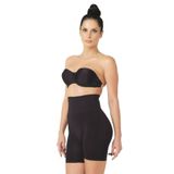 Kadın Siyah Bel Basen Toparlayıcı Paçalı Boxer Korse, S, B2017MI-19804IGP27191500