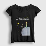 Kadın Siyah Cover Le Petit Prince Küçük Prens T-Shirt 566189TT - M