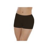 Kadın Siyah Dikişsiz Toparlayıcı İz Yapmaz Korse Boxer, Siyah, L