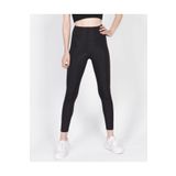 Kadın Siyah Disko Yüksek Bel Toparlayıcı Günlük Spor Şık Rahat Push Up Slim Fit Parlak Disco Tayt
