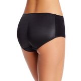 Kadın Siyah Dolgunlaştırıcı Silikon Pop Up Slip Külot, 2XL, B2001MI-19804IGP27191114