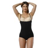 Kadın Siyah Form Angel Lazer Kesim Iz Yapmaz Toparlayıcı Paçalı Göğüs Altı Hayalet Korse, L/XL, B2021FA-19804IGP271454