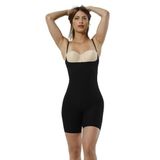Kadın Siyah Form Angel Lazer Kesim Tam Boy Dikişsiz Iz Yapmaz Paçalı Vücut Korse, L/XL, B2010FA-19804IGP271426