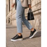 Kadın Siyah Gold Detaylı Günlük/casual Sneakers Spor Ayakkabı