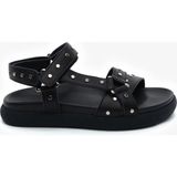 Kadın Siyah Hakiki Deri Sandalet 5Y2CS34480