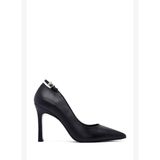 Kadın Siyah İnce Topuklu Deri Stiletto 25AFD162418