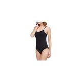 Kadın Siyah Ip Askılı Likralı Kancalı Çıtçıtlı Body - EMR3064