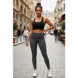 Kadın Siyah Modern Fit Sırtı Çapraz Lastik Detaylı Crop Top Bluz