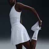 Kadın Siyah Nikecourt Ace Advantage Dri-Fıt Şortlu Tenis Eteği - W Nkct Df Advtg Ace Skt| FZ6726-010 - Beyaz