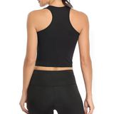 Kadın Siyah Renk U Yaka Yüzücü Sırtlı Crop Top Büstiyer