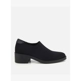 Kadın Siyah Streç Topuklu Günlük Loafer 01AYH328940A100