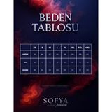 Kadın Siyah Taşlı File Açık Kesim Külotlu Çorap - XL