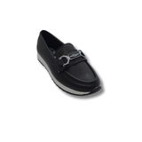 Kadın Siyah Taşlı Tokalı Comfort Loafer Ayakkabı, Rahat Taban, Düz Kadın Babet Ayakkabı tarzkldüztas1 (Siyah, EU Ayakkabı Beden Sistemi, Yetişkin, Sayısal, Orta, 36)