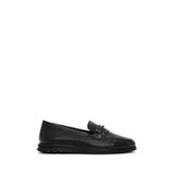 Kadın Siyah Tokalı Deri Comfort Loafer 26PFD150318