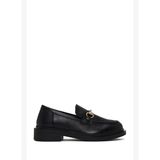 Kadın Siyah Tokalı Maskülen Loafer AF250001SV