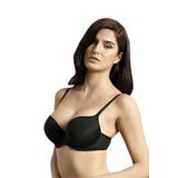 Kadın Siyah Ultra Destekli Push Up Büyük Gösteren Sütyen, 75B, B1490NT-19804IGP27190907