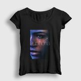 Kadın Siyah Zendaya Rue Dizi Euphoria T-Shirt 462403TT - M