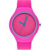 Kadın Slikon Fuşya Kol Saati TCTSR005809S0353 - Pembe - Mavi