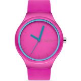 Kadın Slikon Pembe Kol Saati TCTSR005808S0352