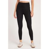 Kadın Slim Fit Dar Kesim Scuba Kumaş Beli Lastikli Siyah Tayt
