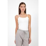 Kadın Slim Fit İp Askılı Atlet - Beyaz BEYAZ