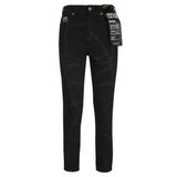 Kadın Slim Fit Normal Bel Pamuklu Siyah Jeans 75HAB5X0DS010L54-909