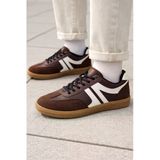 Kadın Sneaker Günlük Spor Ayakkabı Casual Retro Bağcıklı Kaymaz Taban Ortopedik Trend Model