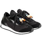 Kadın Spor Ayakkabı/Ortopedik Sneaker/Günlük Yürüyüş Ayakkabısı/Bağcıklı/Termo Taban/Rahat/Casual (Siyah, EU Ayakkabı Beden Sistemi, Yetişkin, Sayısal, Orta, 39)