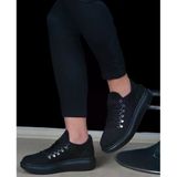 Kadın Spor Casual Süet Ayakkabı Siyah Renk