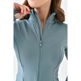 Kadın Sporcu Hırkası Slim Fit Comfort Light Warm - Ardıç Yeşili - XS