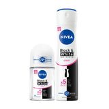 Kadın Sprey Deodorant & 150ml Mini Roll- 25ml, 72 Saat Anti-Perspirant