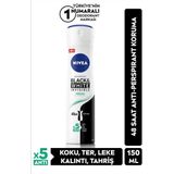 Kadın Sprey Deodorant Black&white Fresh Invisible 150ml, Ter Kokusuna Karşı 48 Saat Etkili