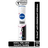 Kadın Sprey Deodorant Black&White Invisible Clear 150ml, 72 Saat Anti-perspirant Ter Koruması