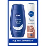 Kadın Sprey Deodorant Derma Control Clinical 150ml ve Creme Care Duş Jeli 250ml, Avantajlı Paket