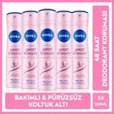 Kadın Sprey Deodorant Pearl&Beauty 150ml, Ter ve Ter Kokusuna Karşı 48 Saat Etkili Koruma, X5 Adet - 150 ml