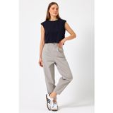 Kadın Stacy Slouchy Chino Pantolon Lyocell (Tencel™) - Buz Gri BUZ GRİ