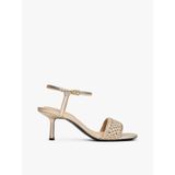Kadın Stiletto Topuk Model Yüksek Topuklu Gold Sandalet FW0FW08611-0HS