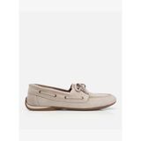 Kadın Süet Deri Bej Comfort Günlük Loafer 01AYH320480A700