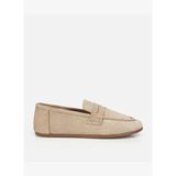 Kadın Süet Deri Bej Yumuşak Dokulu Klasik Loafer 01AYH322270A310