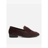 Kadın Süet Deri Kahverengi Yumuşak Dokulu Klasik Loafer 01AYH312410A480