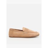Kadın Süet Deri Pudra Yumuşak Dokulu Klasik Loafer 01AYH322270A700