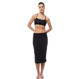 Kadın Tam Boy Uzun Etek Astarı Modal Jüpon 1061 (Siyah, M)