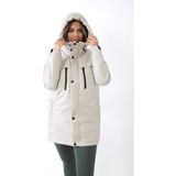 Kadın Taş Içi Polarlı Su ve Rüzgar Geçirmez Kapüşonlu Kışlık Mont & Kaban & Parka - XL