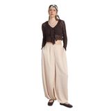 Kadın Taş Saten Şalvar Pantalon 31013