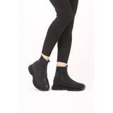 Kadın Taşlı Detaylı Slip-On Ortopedik Kışlık Bot LDR20250270101