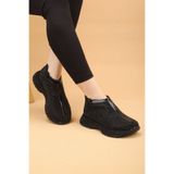 Kadın Taşlı Detaylı Slip-On Ortopedik Kışlık Bot LDR20250280101