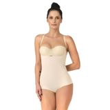 Kadın Ten Lazer Kesim Göğsü Açık Toparlayıcı Slip Korse, S, B2723MI-19804IGP27191657