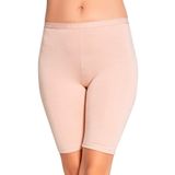 Kadın Ten Rengi Bambu Büyük Beden Ağlı Kısa Tayt Iç Giyim, 4XL, GP3001LX-19804IGP262739