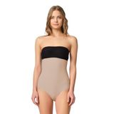 Kadın Ten Rengi Dikişsiz Alttan Çıtçıtlı Yüksek Bel Slip Korse, XL, TYC00241846893-869SL00020133